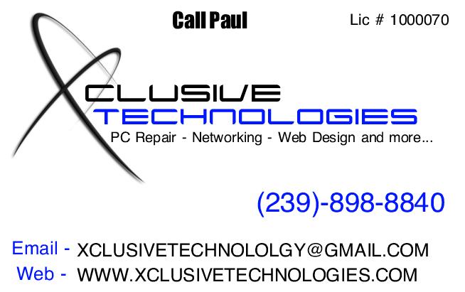 Fort Myers Computer Repair - Xclusive Technology