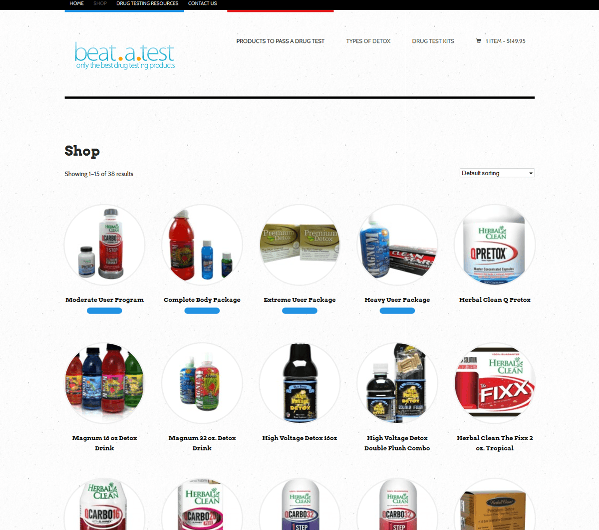 Product Web Page