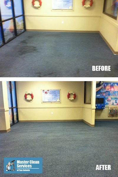 Office Carpet Cleaning Before & After