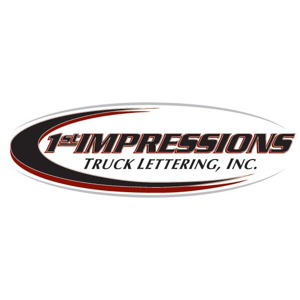 1st Impressions Truck Lettering Logo