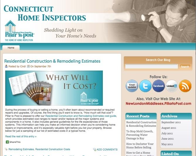 Visit our blog: www.CTHomeInspectors.net