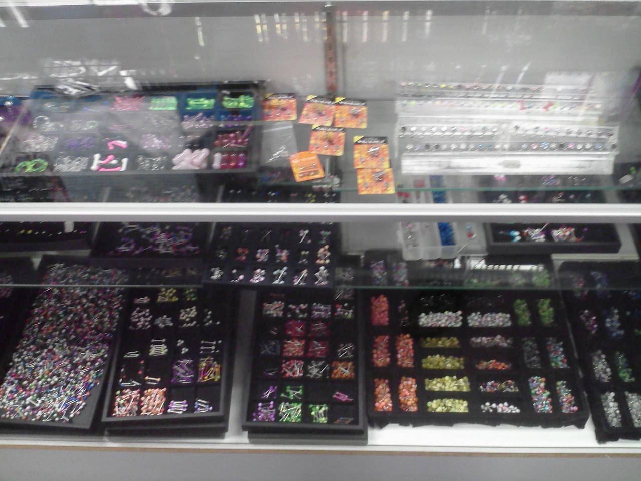 body piercing jewelry, gauges, rings at aggression studios, Anderson, SC  29624 (864-261-7171)