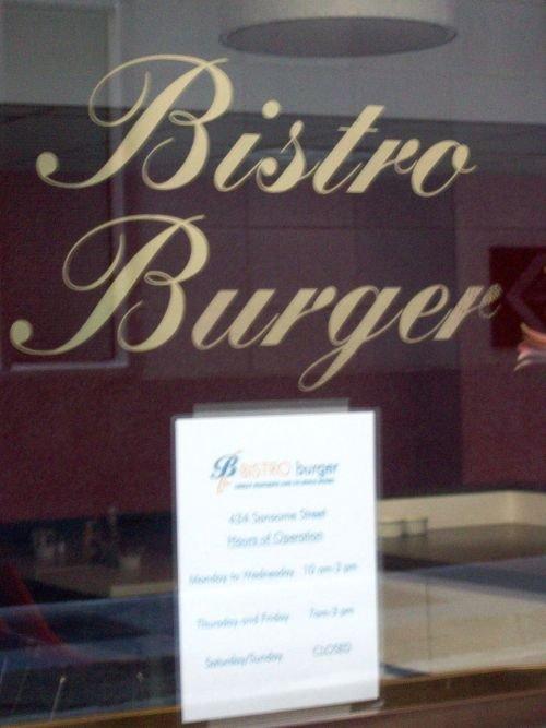 Bistro Burger