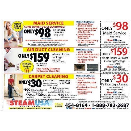 Steam USA Carpet & Air Duct Cleaning