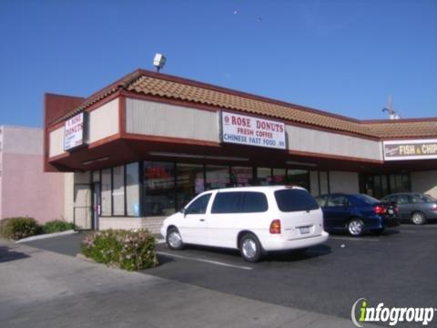 Rose Donuts and Chinese Fast Food