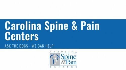 Carolina Spine and Pain Centers