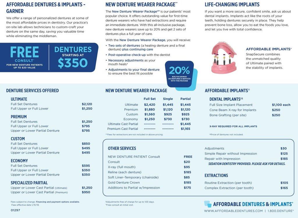 Affordable Dentures & Implants