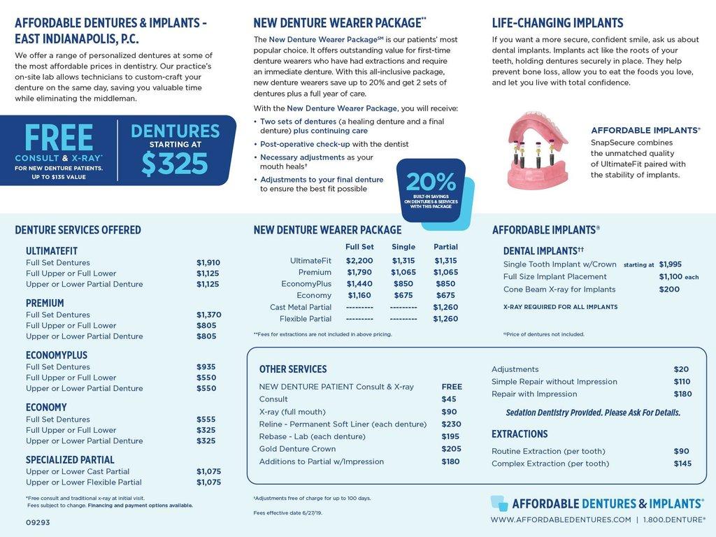 Affordable Dentures & Implants