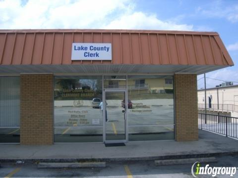 Lake County Marriage Licenses-South Lake Branch Office