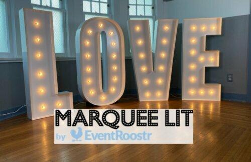 Marquee Lit Letters & Decor