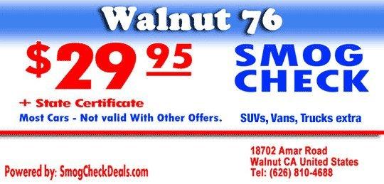 Walnut 76 Smog Check