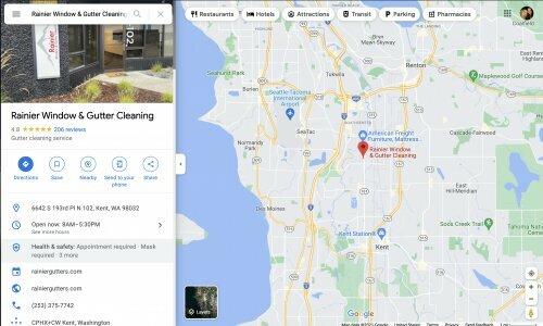 Rainier Window, Roof Cleaning, Moss Removal & Gutter Cleaning