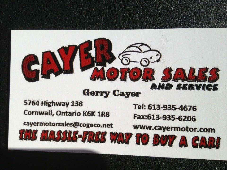 Cayer Motor Sales & Service