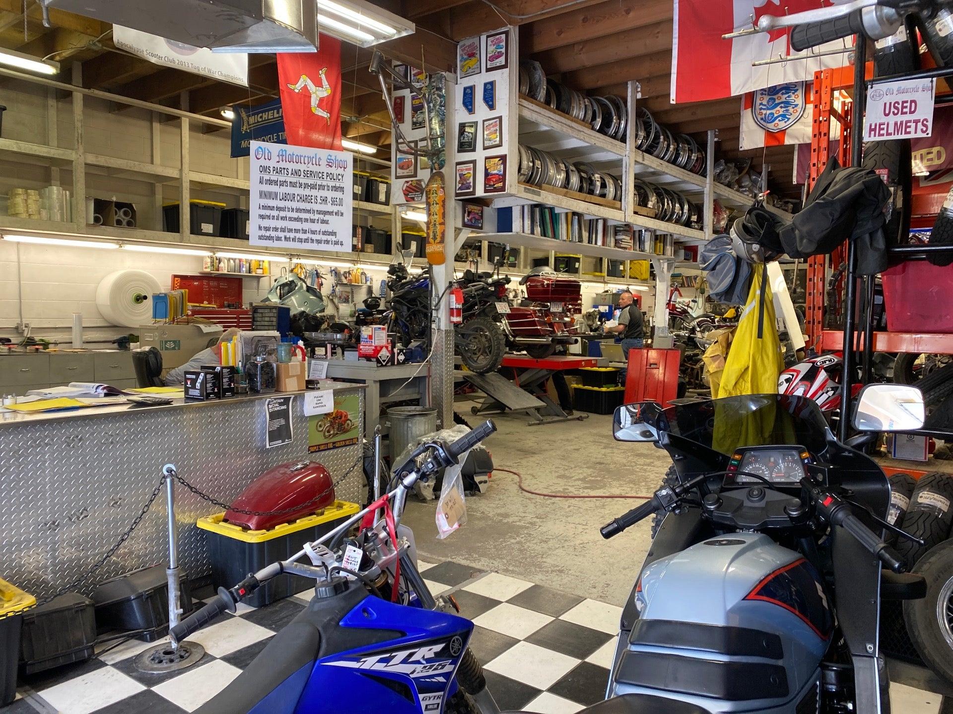 Old Motorcycle Shop