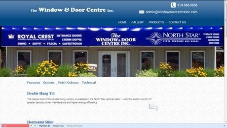 Window & Door Centre Inc