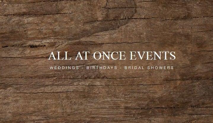 All at Once Event Design