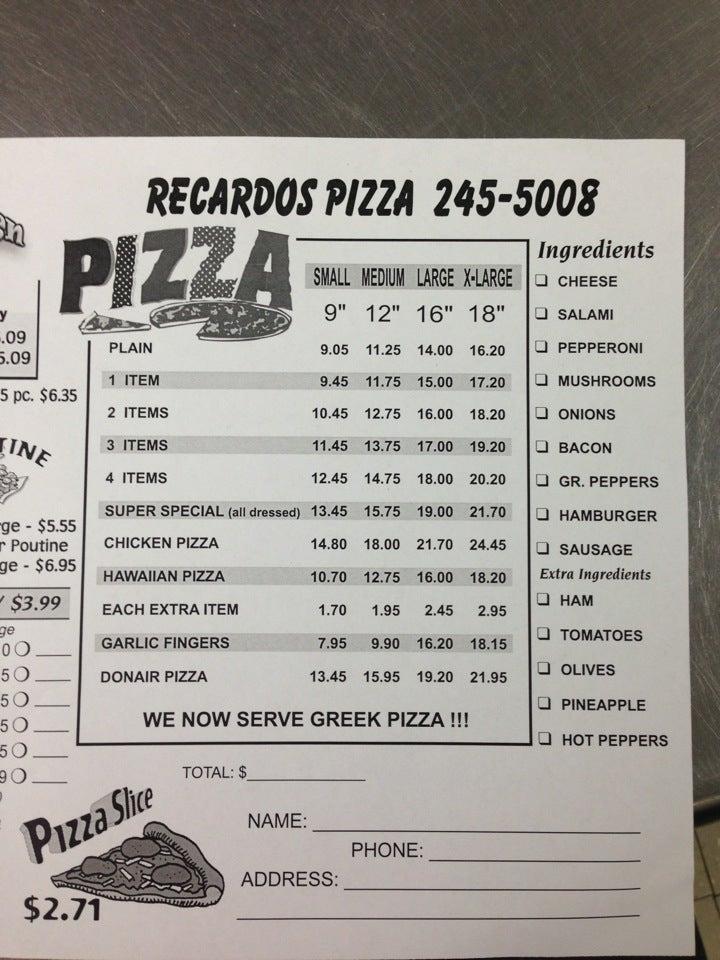 Recardo's Pizza & Donair