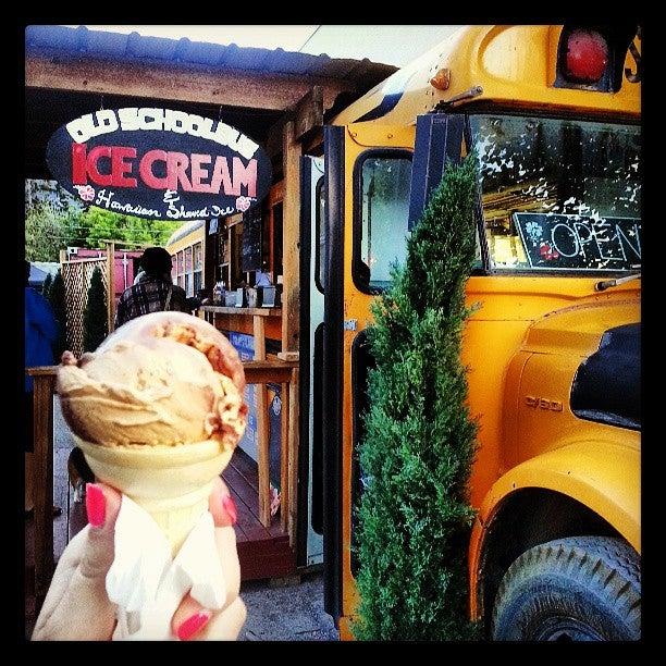 Old School Bus Ice Cream