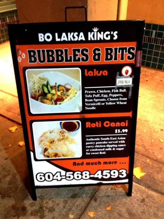 Bo Laksa King's Bubbles and Bits