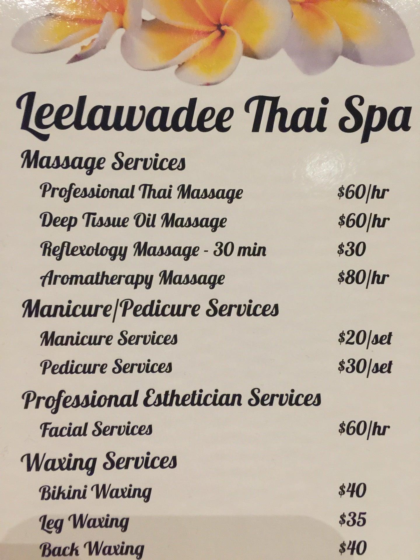 Leelawadee Thai Spa