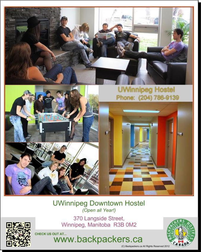 Uwinnipeg Downtown Hostel