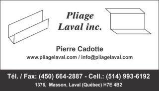 Pliage Laval