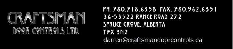 Craftsman Door Controls Ltd