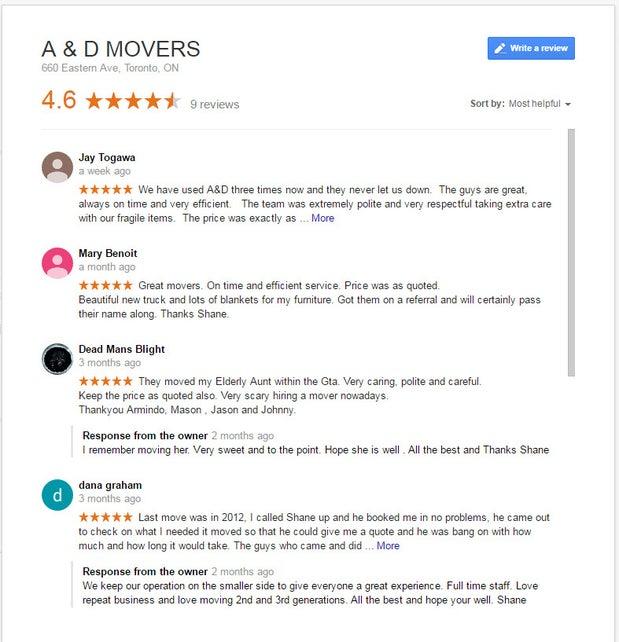 A & D Movers