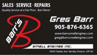 Barr's Small Engine's Inc