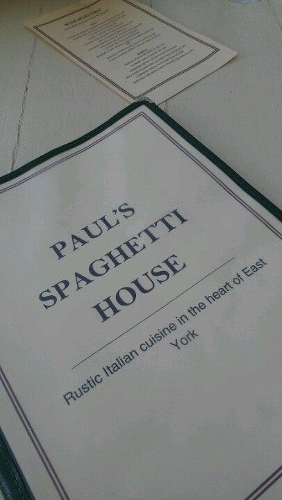 Paul's Spaghetti