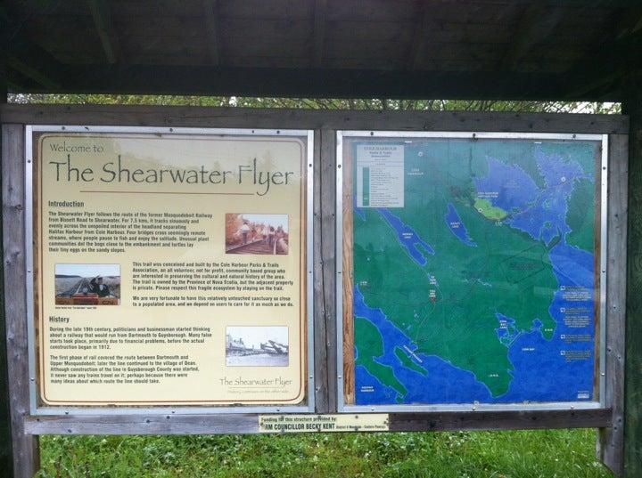 The Shearwater Flyer Trail