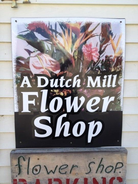 A Dutch Mill Flower Shop