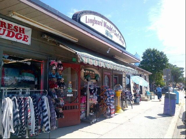 Longboard Woodys Surf Shop