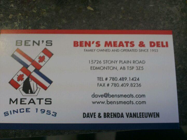 Ben's Meat Ltd