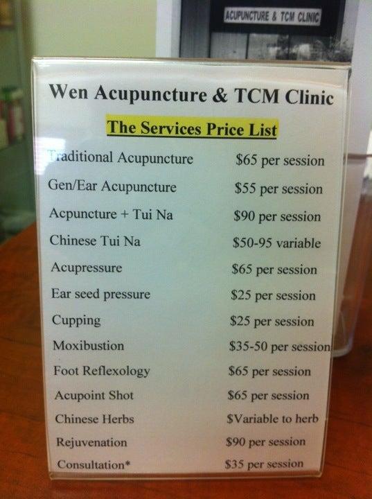 Wen Acupuncture & TCM Clinic