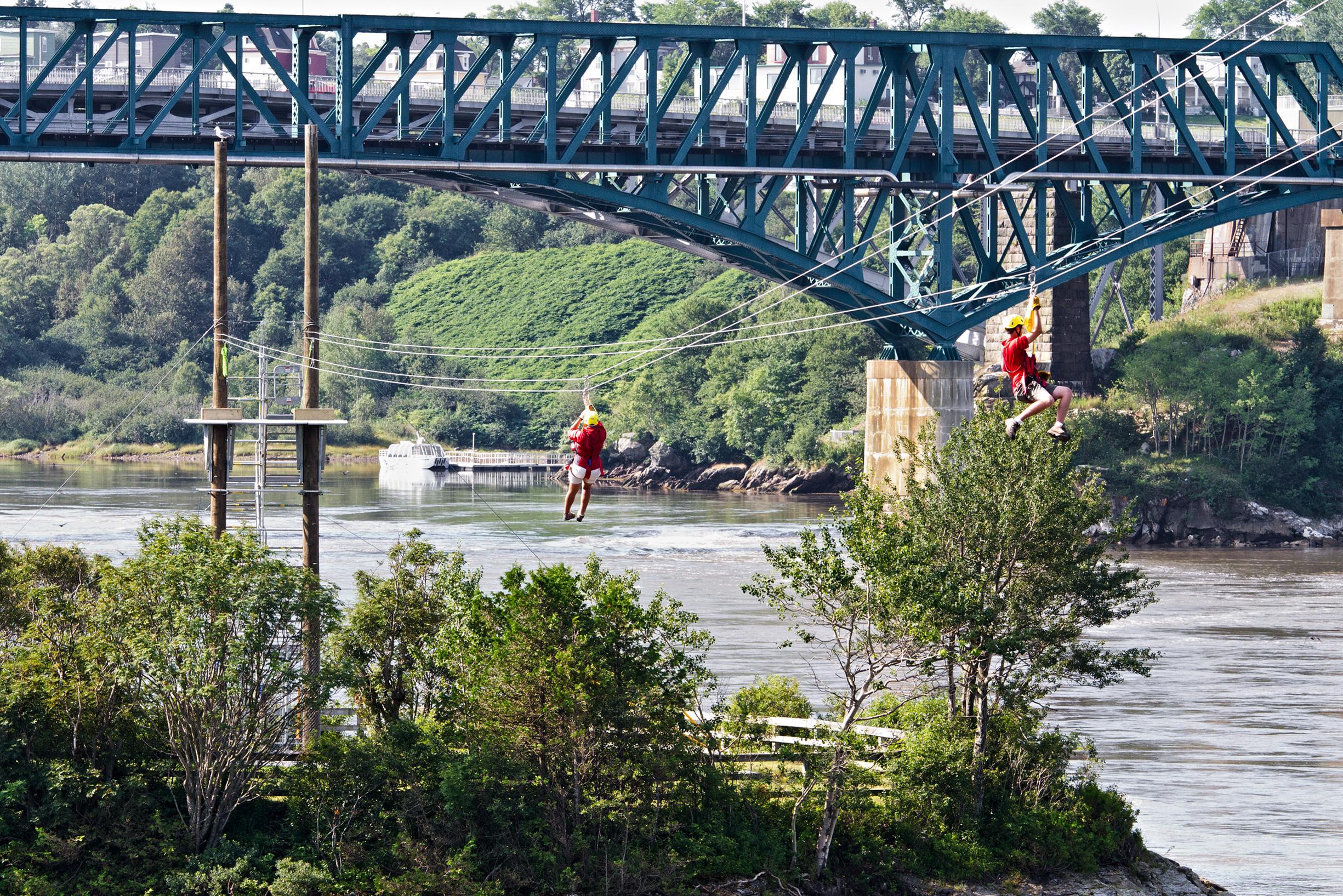 Reversing Falls Zip Line