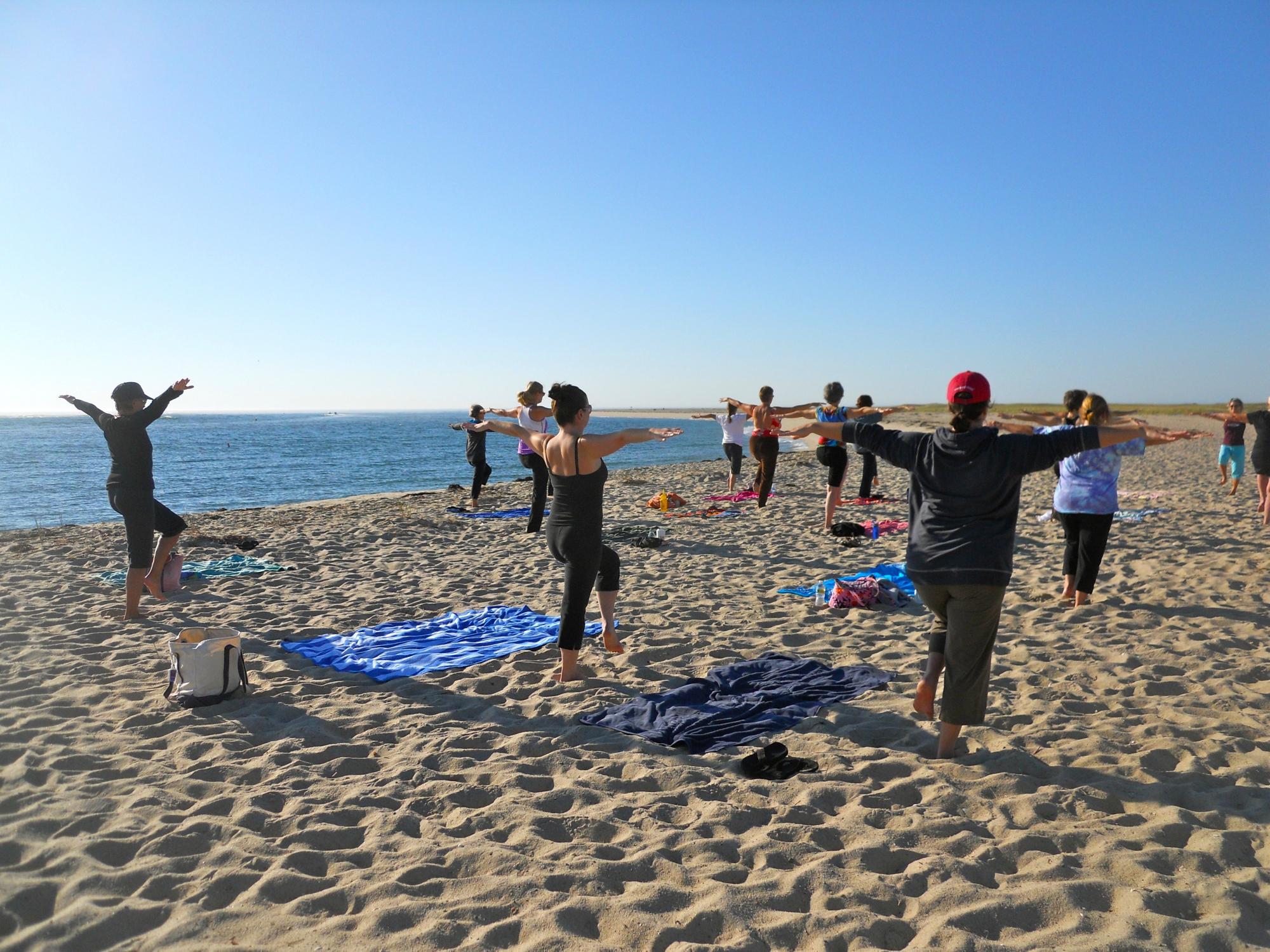 Chatham Lighthouse Beach Yoga