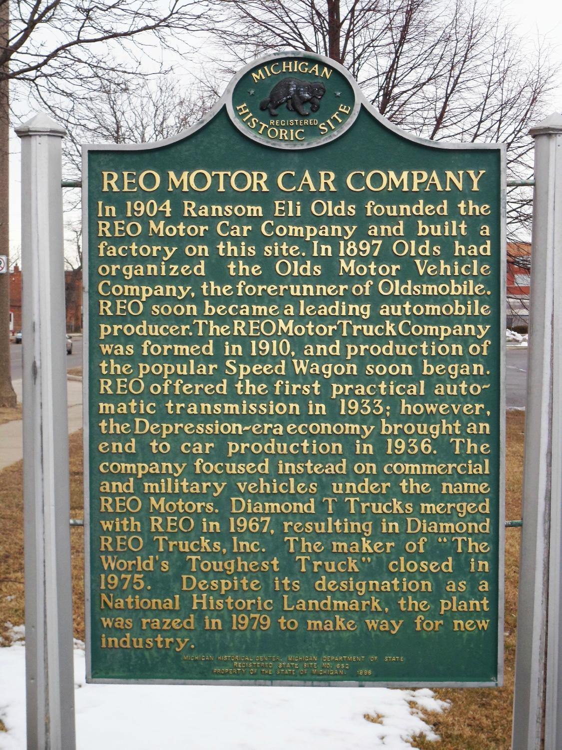 REO Motor Car Company / REO Clubhouse