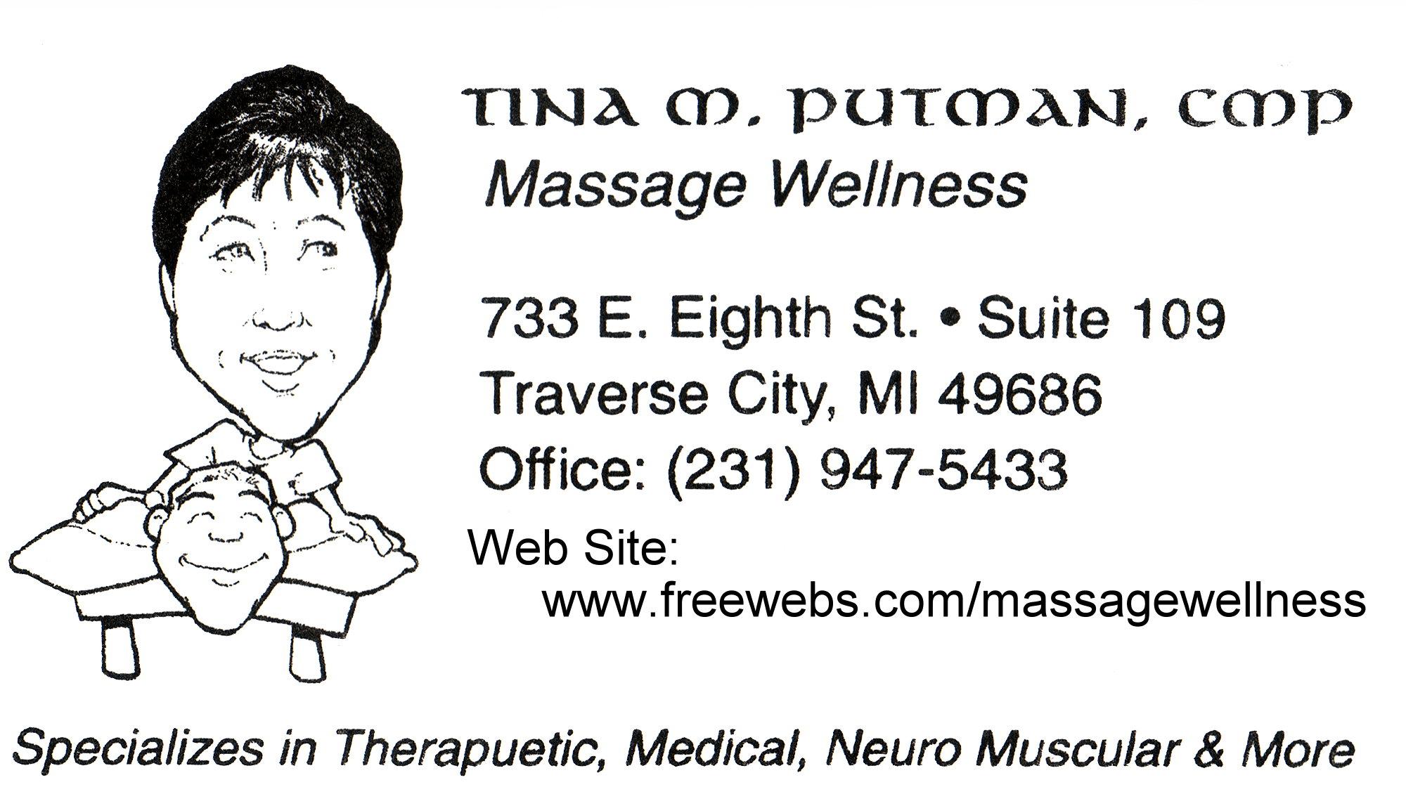 Tina M Putman, CMP Massage Wellness