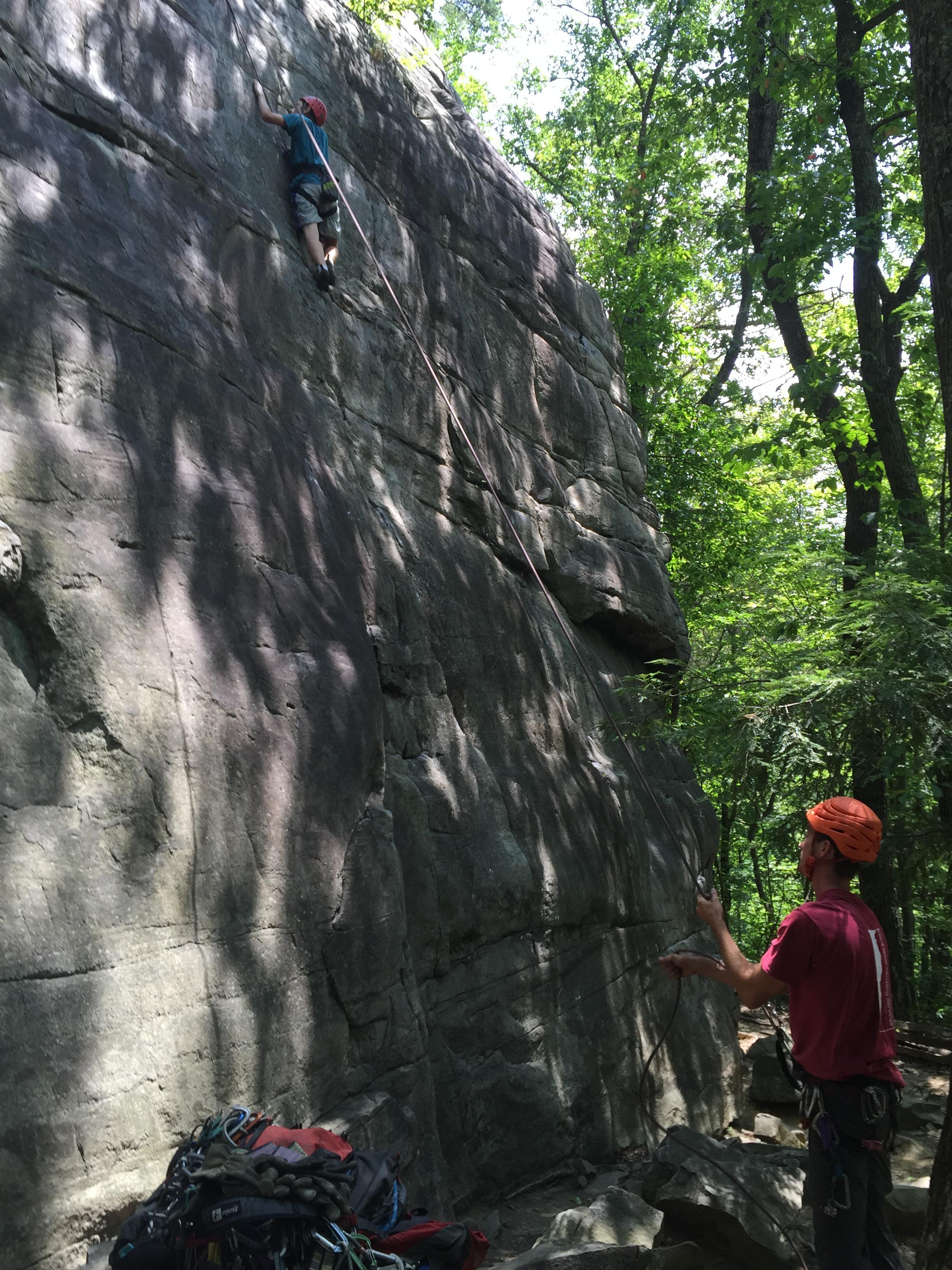 Hard Rock Climbing