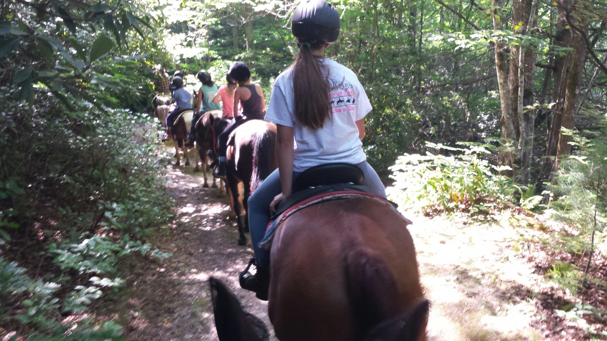 Saddle up trail rides