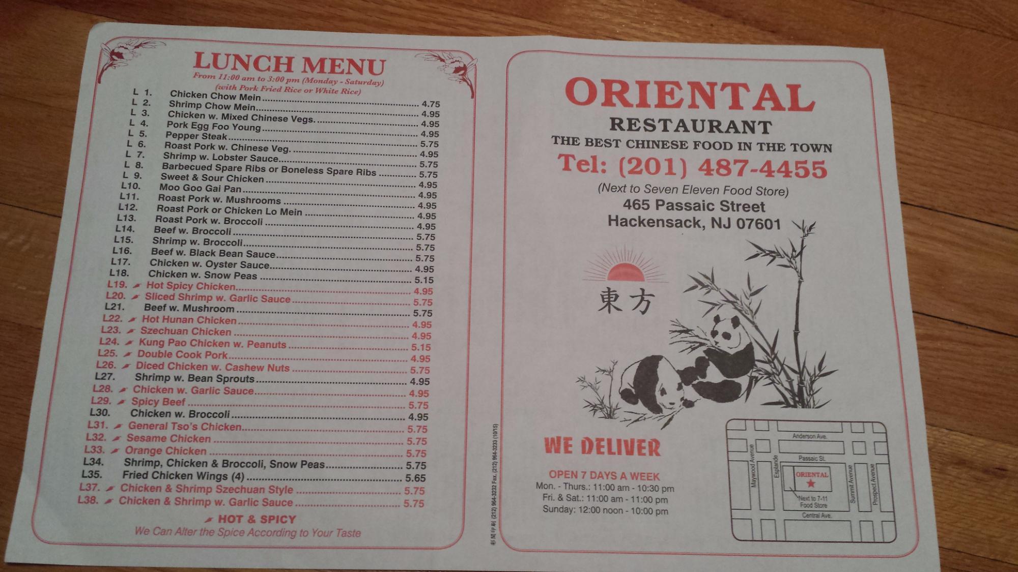 Oriental Restaurant