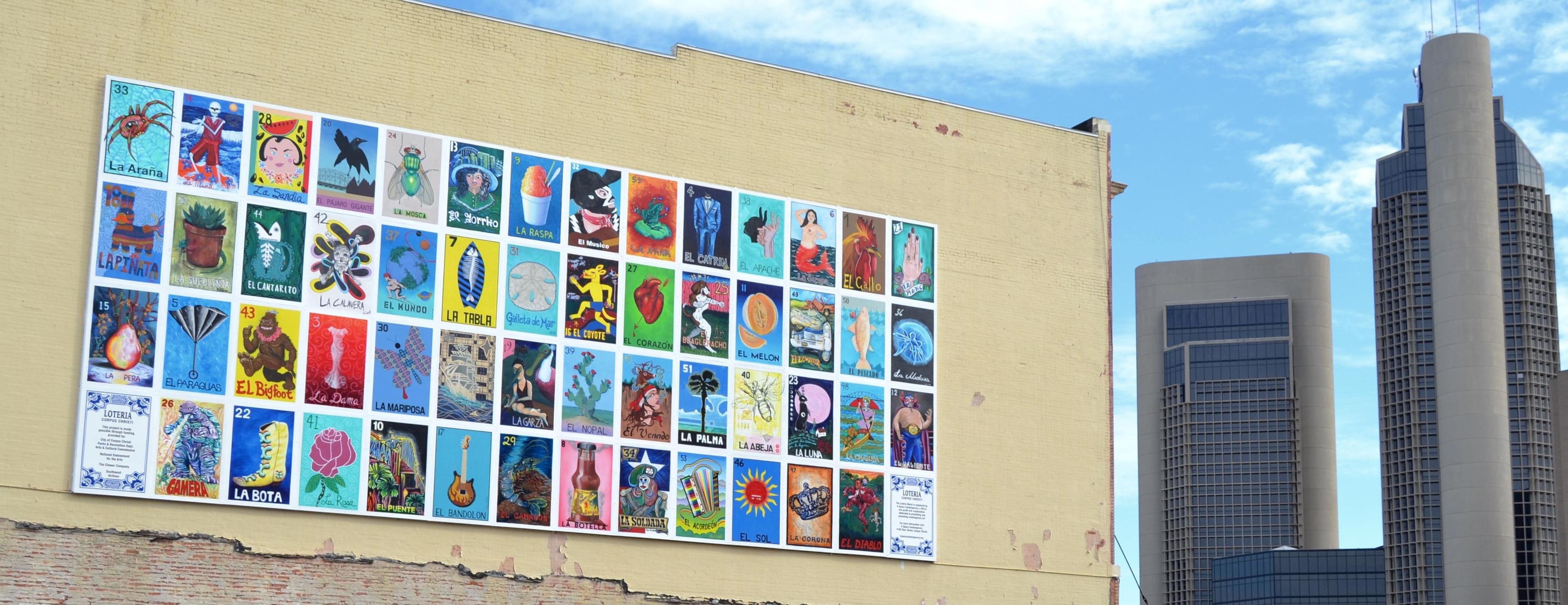 Loteria Corpus Christi Mural