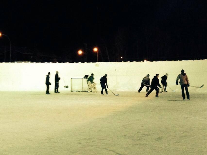 High Level Outdoor Ice Rink