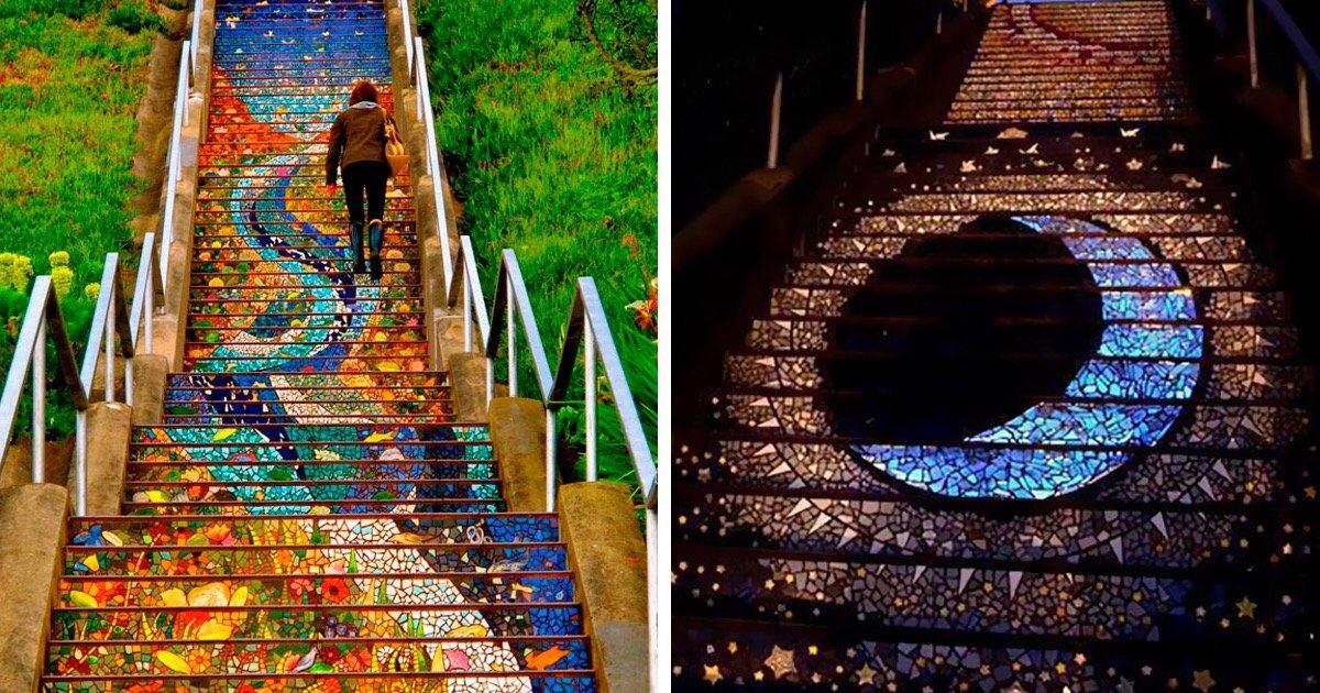 16 Avenue Tiled Steps