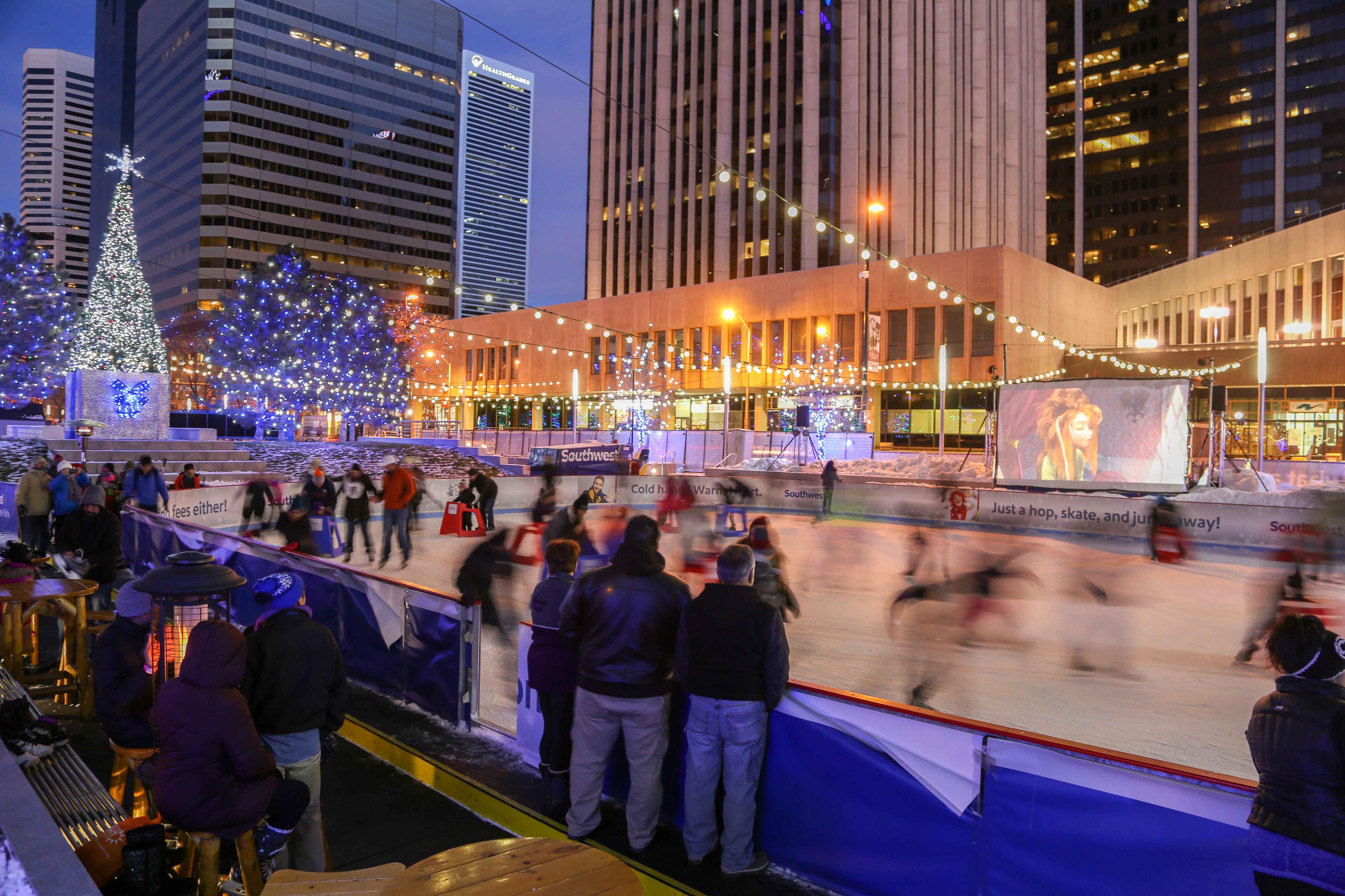 The Downtown Denver Rink At Skyline Park