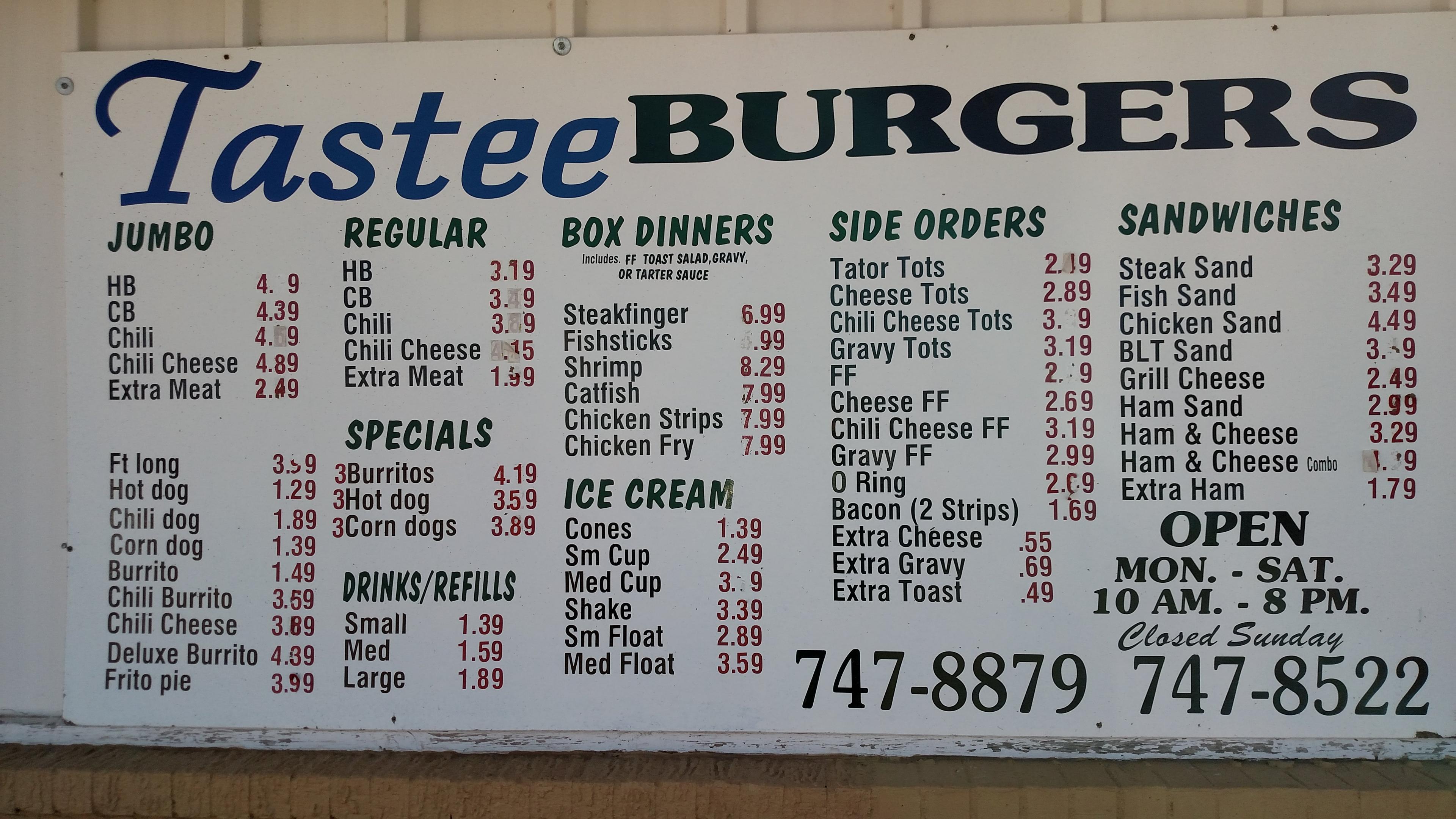 Tastee Burgers