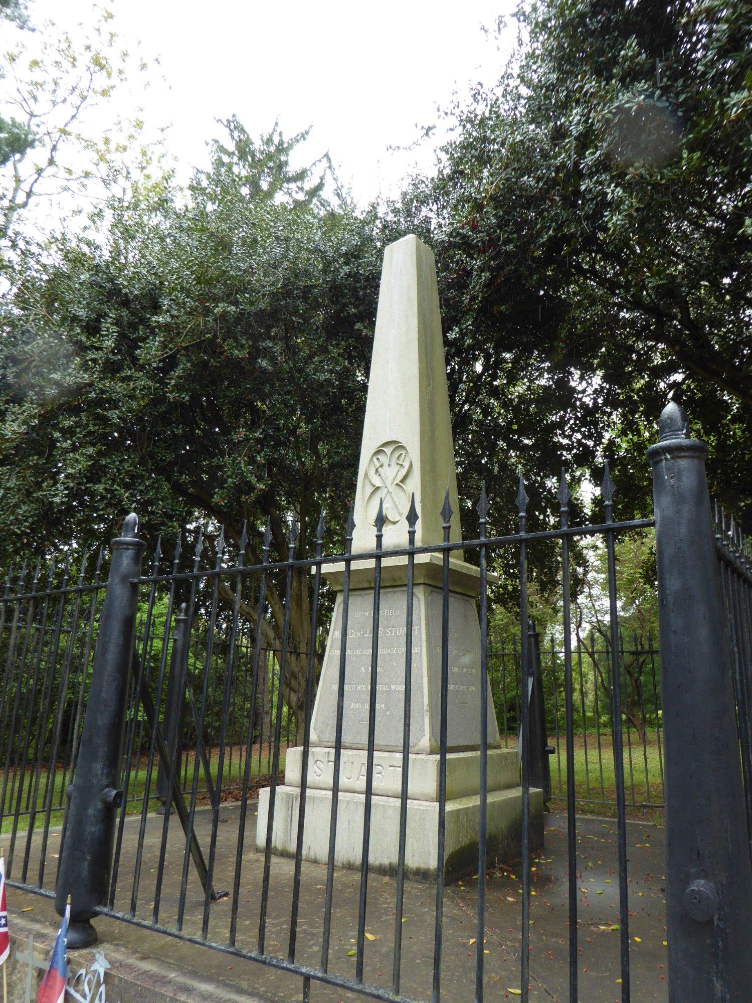 J. E. B Stuart Yellow Tavern Memorial