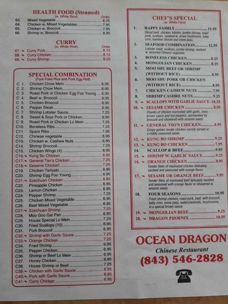 Ocean Dragon Chinese Restaurant