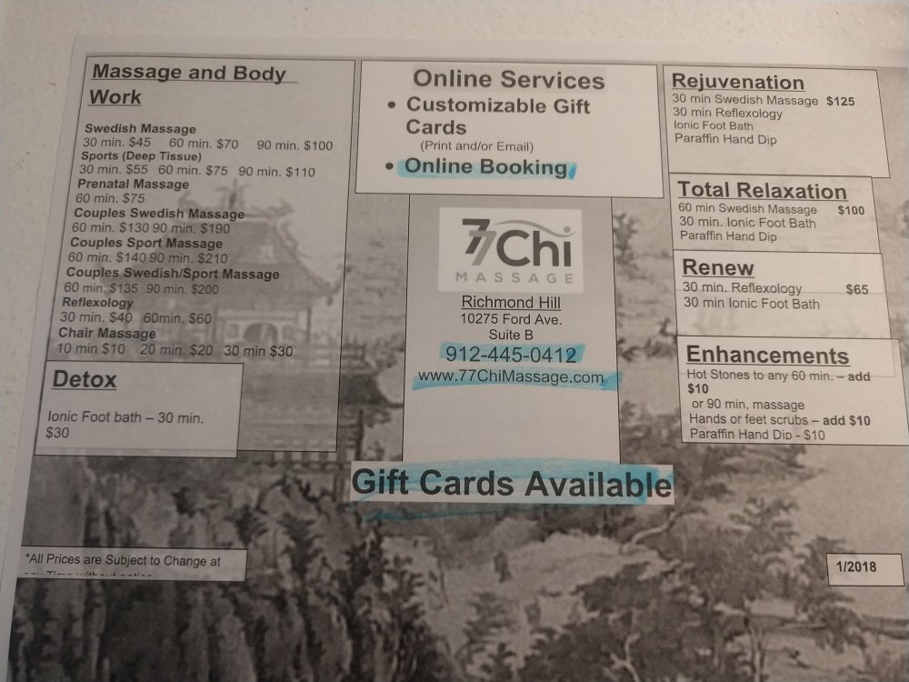 77 Chi Massage